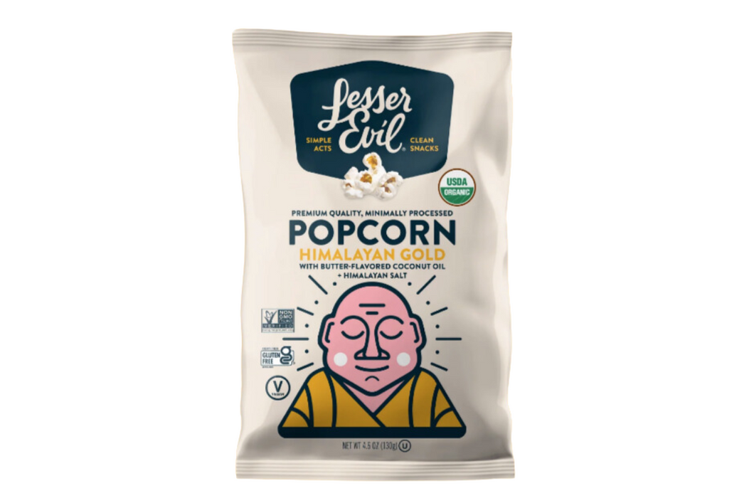 Popcorn biologique or de l'Himalaya