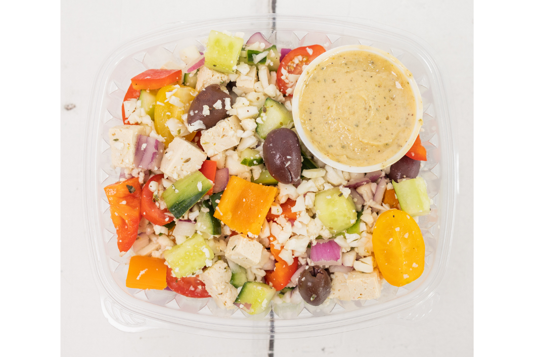 Salade faux-feta à la grecque individuel