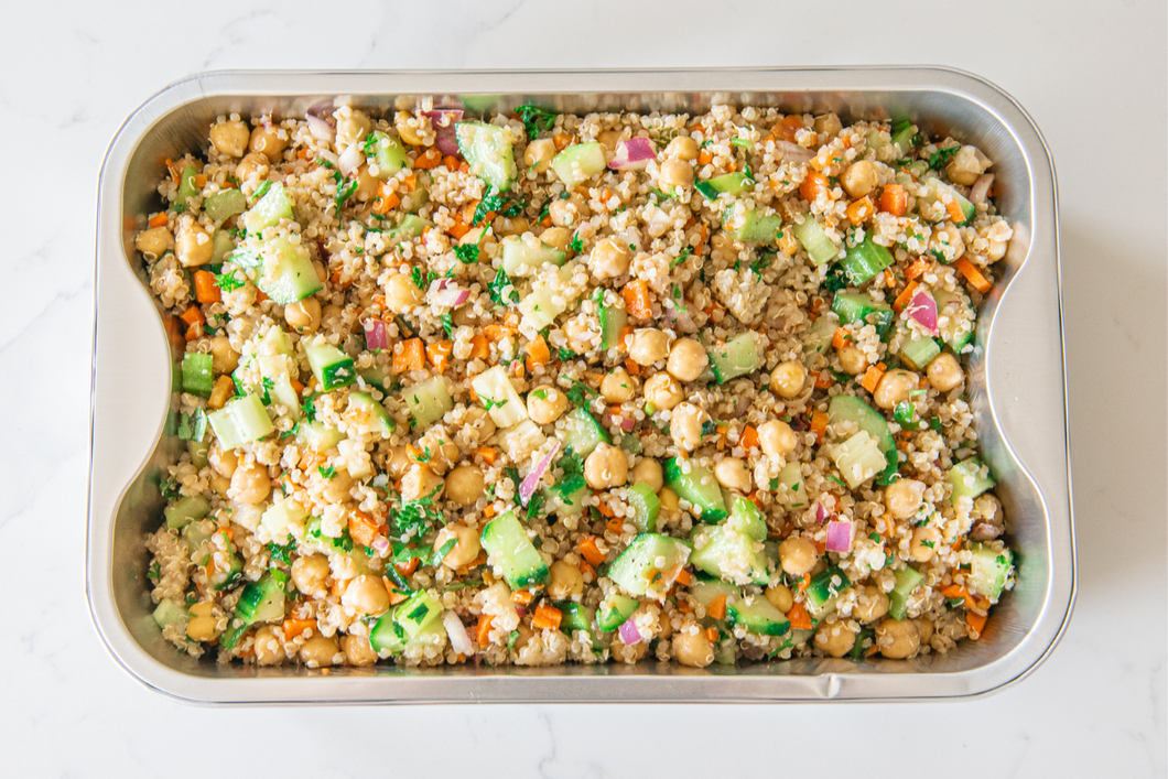 Quinoa and Chickpea Salad with Fresh Herbs Family 