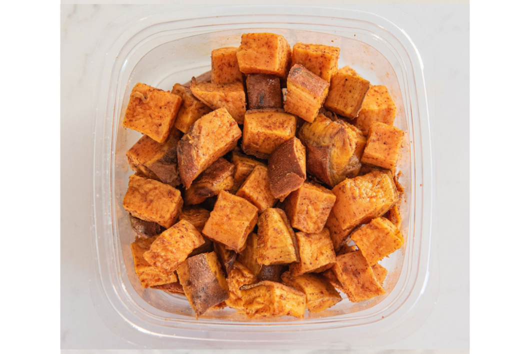 Roasted Chili Spices Sweet Potatoes
