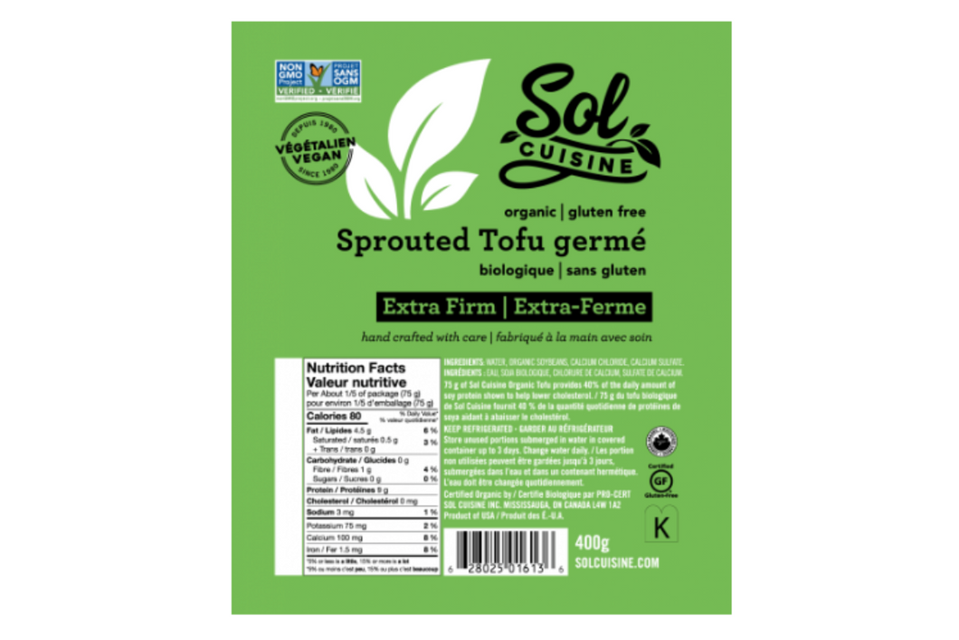 Sprouted Tofu by Sol Cuisine