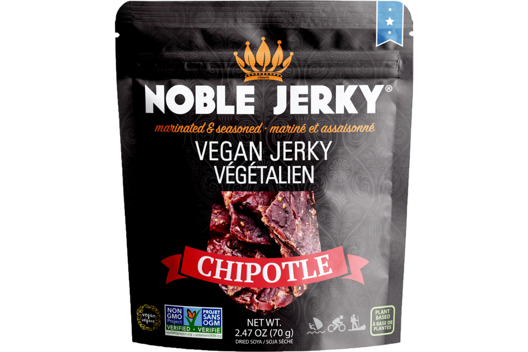 Vegan Jerky Chipotle by Noble Jerky